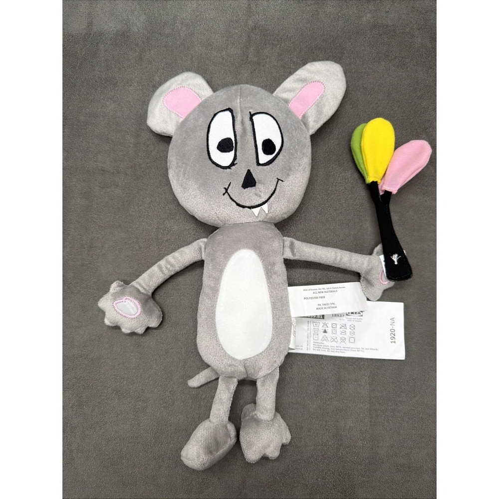 Ikea SAGOSKATT Jesse Mouse with Balloons Plush Toy